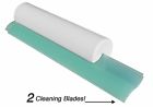 0010 Cleret Dual Bladed Classic Shower Squeegee Aqua Usa 731826000010