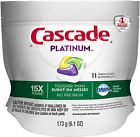 037000977070 Cascade Platinum Actionpacs Dishwasher Detergent Lemon Scent Ea