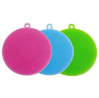 0660078999691 Hush Bear Silicone Sponge Antibacterial Brush Dish Scrubber