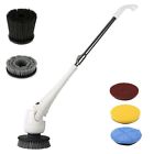 0743167297042 Alldio Bathroom Tile Scrubber Electric Cordless Extension Handle