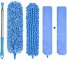 08swbknz Microfiber Duster Cleaning Kit With Telescoping Extension Pole Reusable