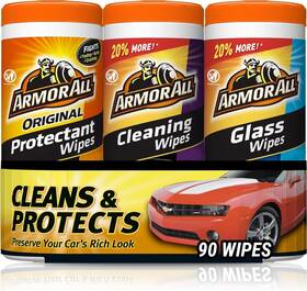 18782 100%pure Armor All Protectant Glass And Cleaning Wipes For Sale