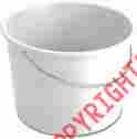 11670024 Sterilite 5 Qt White Handy Cleaning Pail 073149116703