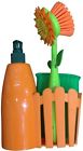 13804-3 Kitchen Value Orange Flower Power Cleaning Set 748587138043