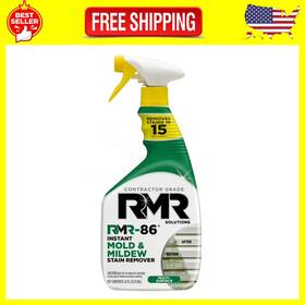 16.99 711181757569 R M R-86 Instant Mold And Mildew Stain Remover Spray - Scrub Free Formula 32 Fl