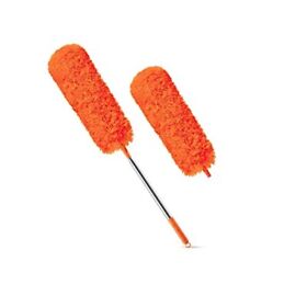 2 Pack Microfiber Duster With Extendable Pole Gelibo 100inch Telescoping Cobweb Du