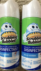 1118577 2 Scrubbing Bubbles Multi-purpose Disinfectant Spray New 12oz Kills Germs