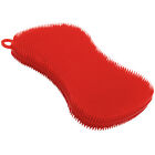 7054758 20125 Kuhn Rikon Stay Clean Scrubber Sponge Red 705475201258