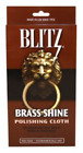 20609 Blitz Brass Shine Polishing Cloth 075549209528