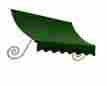 Ch22-4f 24-inch Awntech 4-feet Charleston Window Entry Awning 31 By Forest Green 731478902038