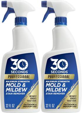 30 Seconds 705353840210 Pro Mold And Mildew Stain Remover Scrub Free Brighter Results Ins