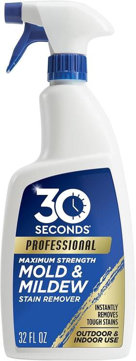 30 Seconds 726084772557 Pro Mold And Mildew Stain Remover Scrub Free Brighter Results Ins