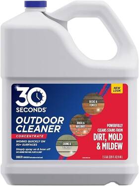 100059523 30 Seconds Cleaner Outdoor 2.5 Gal. Concentrate Algae Mold And Mildew Stain