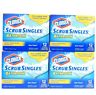 31281 Clorox Scrub Singles For Bathroom Pre Loaded With Cleaner Rain