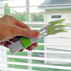 3367 Evelots Window Blinds Duster Brush Cleaner With Microfiber 816214023984