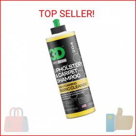 3d 606663000281 Upholstery And Carpet Shampoo - High Foam Stain Remover Odor Eliminator Shamp