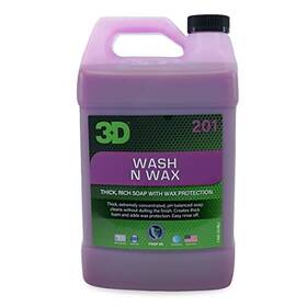 3d 606663001318 Wash N Wax Car Soap - Ph Balanced Easy Rinse Scratch Free With