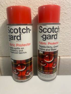 3m 021200010743 2 Cans Scotchgard Fabric Protector Upholstery 12 And 14 Oz Repels Vintage