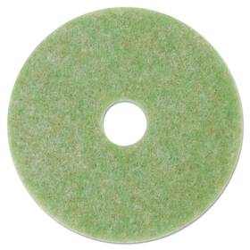 500017 3m Low-speed Topline Autoscrubber Floor Pads 5000 17 Inch Green/amber 5/carton