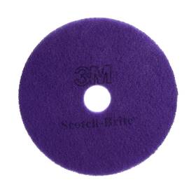 87409 3m Scotch-brite Purple Diamond Floor Pad Plus 12 In 5/case Inch