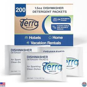 B07c8748vv 3m Automatic Dishwasher Detergent Powder 1.5 Oz Packets - 200 Count