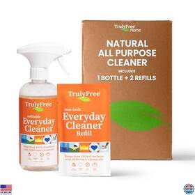 B09643v3l5 3m Multipurpose Cleaner Spray - Natural 16oz Bottle 2 Refills For All Surfaces