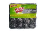3m Scotch-brite Stainless Steel Scrubbing Pads Total Of 16 051141254449