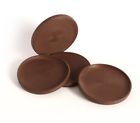 Cb755 4 Rubber Floor Surface Set " Protector Pads -slip Choco 3 Slipstick