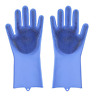 43551-41508 Evilto Magic Dishwashing Gloves With Scrubber Silicone Cleaning 692619276350