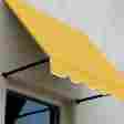 Sant32-5ly 44-inch Awntech 5-feet Santa Fe Twisted Rope Arm Window Entry Awning Li 731478887199