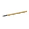 4526700 Carlisle In Wood Broom Handle With Threaded Metal Tip