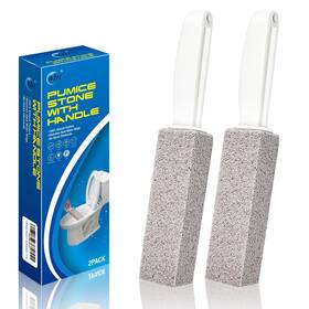 4th 761325542445 Pumice Stone For Toilet Bowl Cleaningscouring Stick Wi Handlecleans Away Limesca