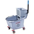 54712 New Star Foodservice Commercial Mop Bucket And Wringer 639713054712