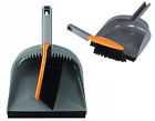 56366 Casabella Dustpan And Brush Set Graphite Orange Household 773822203866