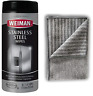 564 Weiman Stainless Steel Cleaning Wipes Large Microfiber Cloth 041598005640