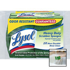 57507-6pdq Lysol Durable Scrub Sponges Pack Green Home 071798575766