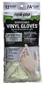 13612-26 6 Pack Disposable Painting Gloves Clear Vinyl 12-ct. 13612 26