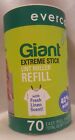 617087 Evercare Pet Giant Extreme Stick Lint Sheet Roller Refill With