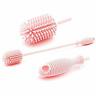 639208405036 Drjony Bottle Brushes Brush Cleaner Silicone Cleaning Dish