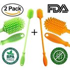 669909968561 Silicone Brushes Bottle Cleaner Fda Antibacterial Cleaning Set