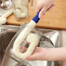 7598832500094 Unbranded Flexible Long Handle Sponge Cleaning Brush Bottle