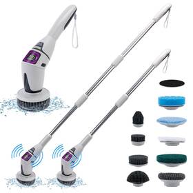 10in1 7trees 10 In 1 Electric Spin Scrubber Bathroom Cleaning Brush Replaceme