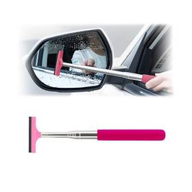 8sanlione 8sanlione-strip Retractable Car Windshield Wiper Squeegee With Telescopic Rod - Pink