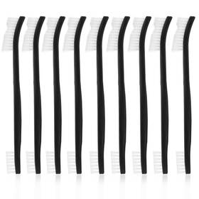 543273 Abeillo 9pcs Small Cleaning Brushes Set Double-ended Nylon Detailing Crevice Black