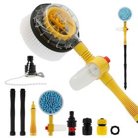 205y0060371h167j70x11 Abizarch Auto Rotating Car Wash Brush Multifunctional Foam Cleaning Kit With 360