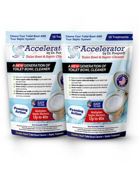 Tbcbundle2 Accelerator By Dr. Pooper Toilet Bowl And Septic Cleaner 2-pack Value Bundle