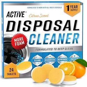 Active 850051993024 Garbage Disposal Cleaner Deodorizer Tablets - 24 Pack New Powerful Xl Foaming