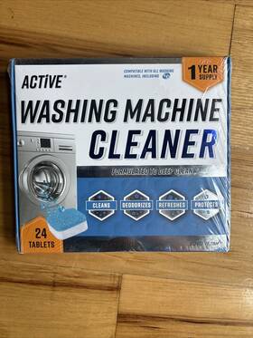 Active 851587008718 Washing Machine Cleaner Descaler - 24 Pack New