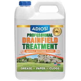 54cadi Adios Enzyme Drain Field Cleaner And Treatment For Septic Tanks Leach Fields