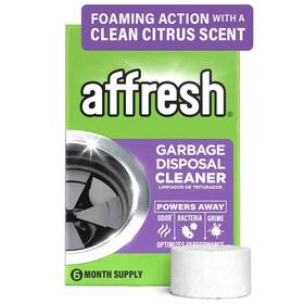 W11756282 Affresh Garbage Disposal Cleaner 6 Tablets Month Supply Removes Odor Bacteria Debris